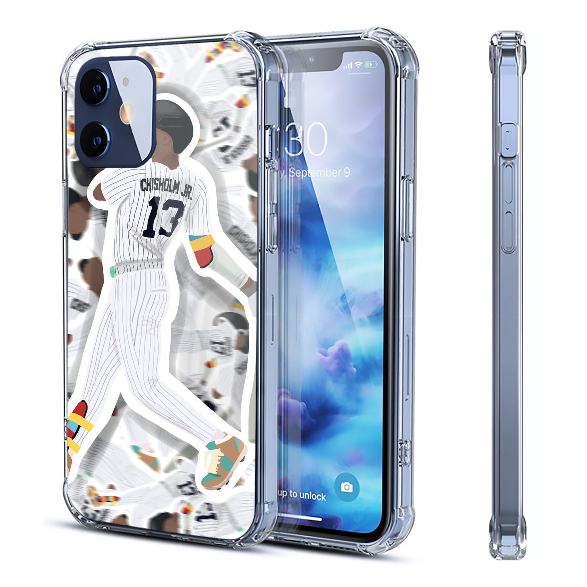 Jazz Chisholm Jr. 63 Clear IPhone 12 Case – Soft TPU With UV Print – Enhanced Drop Protection, Precise Fit, Anti-Fingerprint, Customizable Design, Scratch-Resistant, Yellow-Resistant